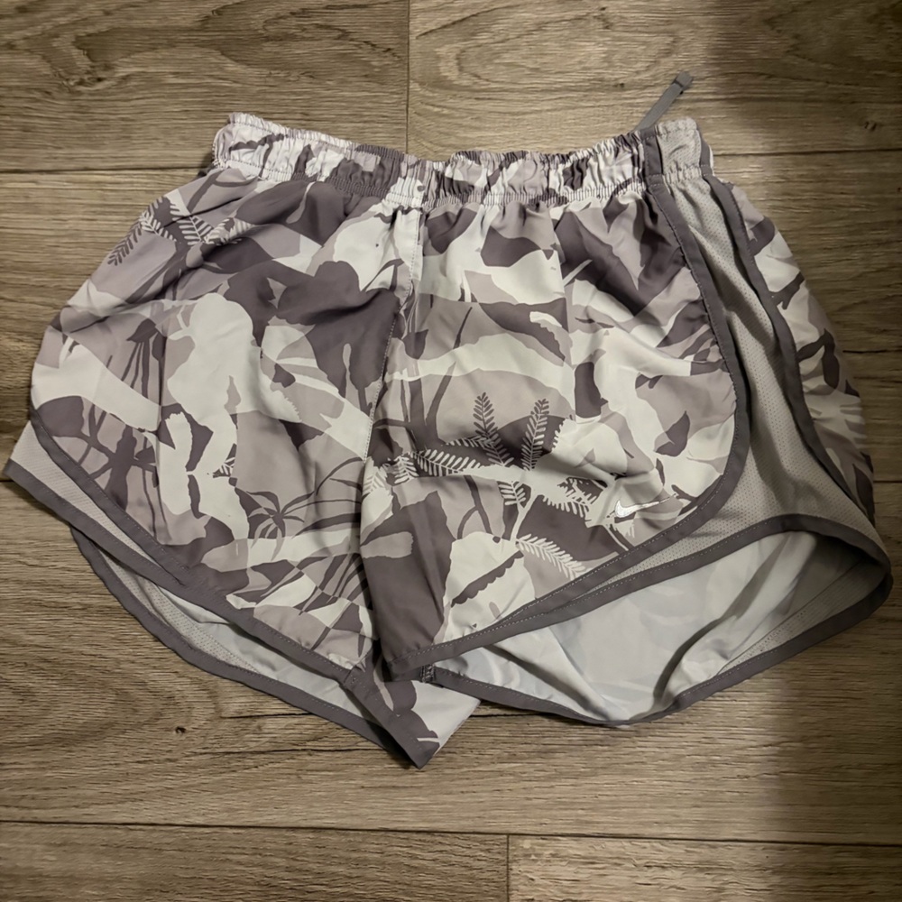 Nike Gray Camo Athletic Shorts